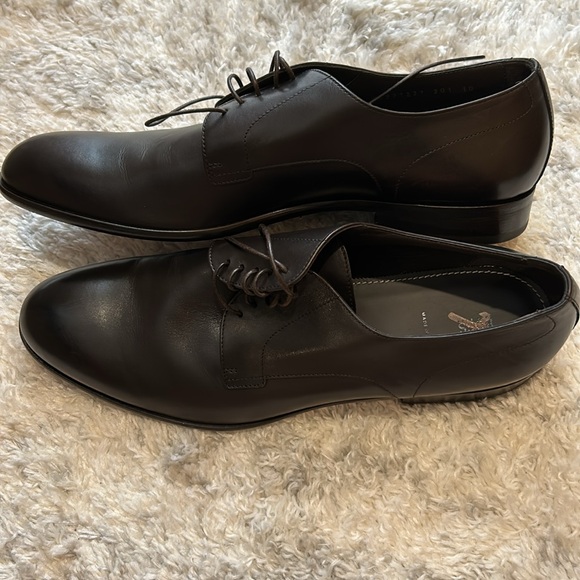 Men’s BOSS dress shoes Sz US 10 Black - Picture 8 of 9